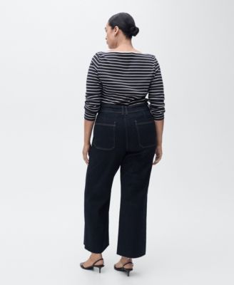 Women's Catherin Culotte High-Rise Jeans