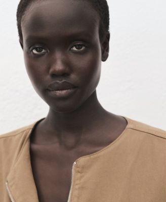 Women's Puffer Denim Vest