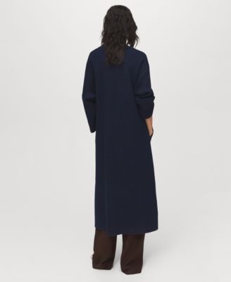 Women's Knitted Long Cardigan