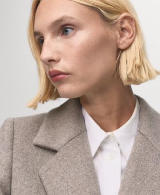 Women's Double-Breasted Wool Coat