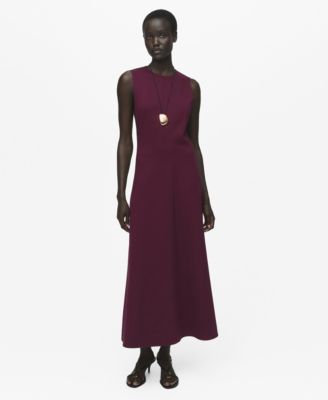 MANGO - Women's Long Flared Dress