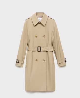 Women's Belted Classic Trench Coat