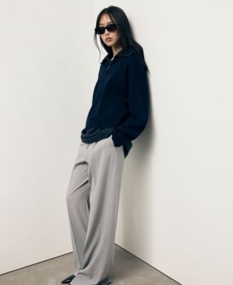 Women's Pinstripe Suit Pants