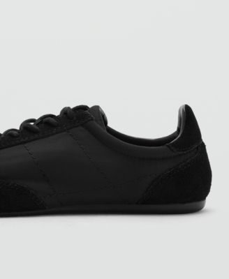 Women's Combined Suede Leather Sneakers