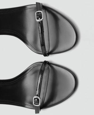 Women's Buckled Stiletto Heel Sandals