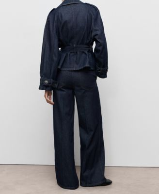 Women's Wide-Leg Denim Pants