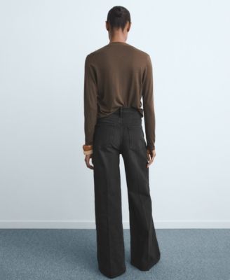 Women's High-Waisted Wide-Leg Jeans