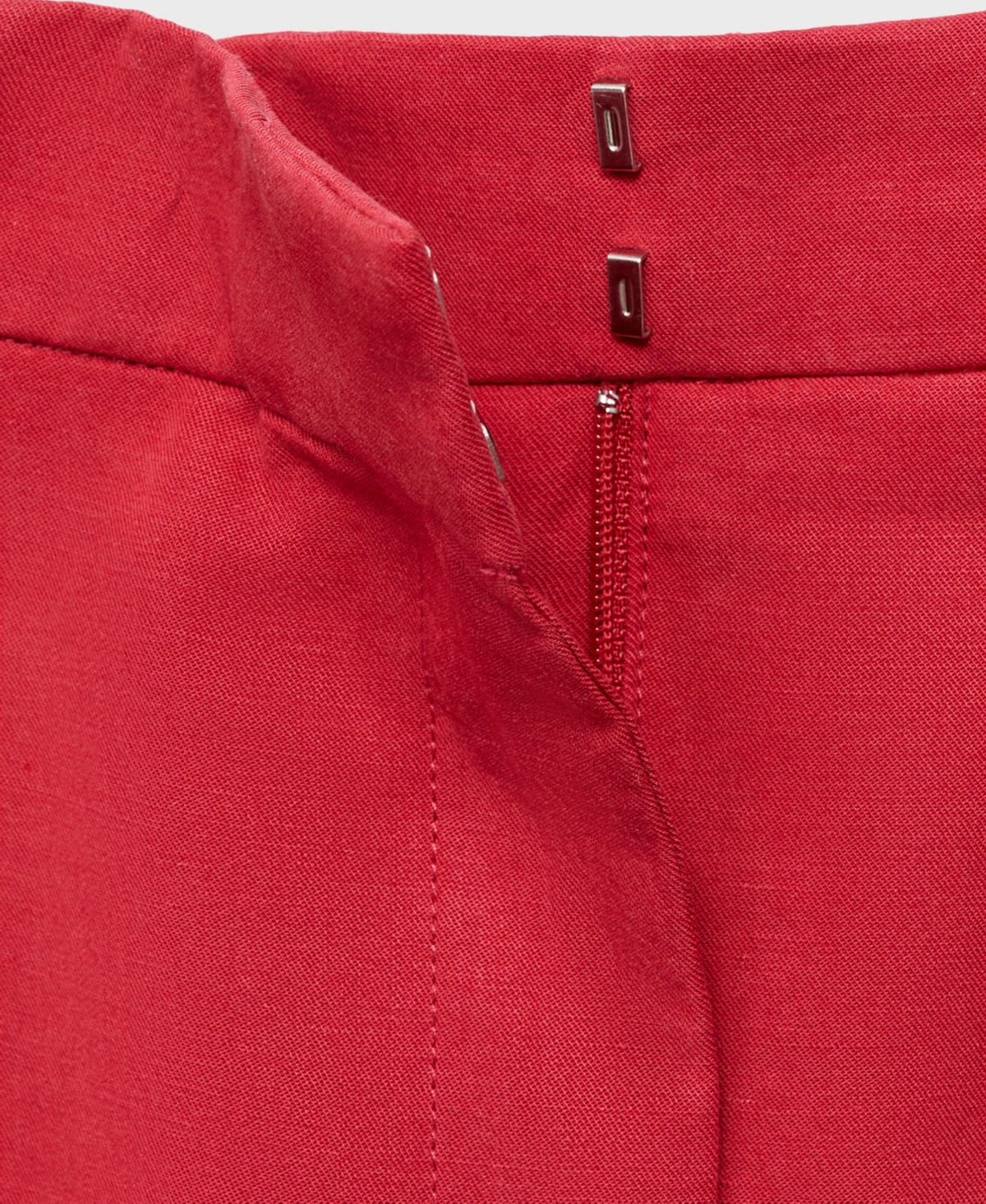 Mango Women's Linen-blend Balloon Suit Pants In Red