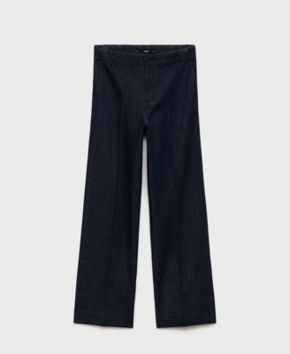 Women's High-Waisted Wide Leg Denim Jeans