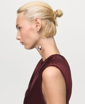 Women's Fitted Satin Dress