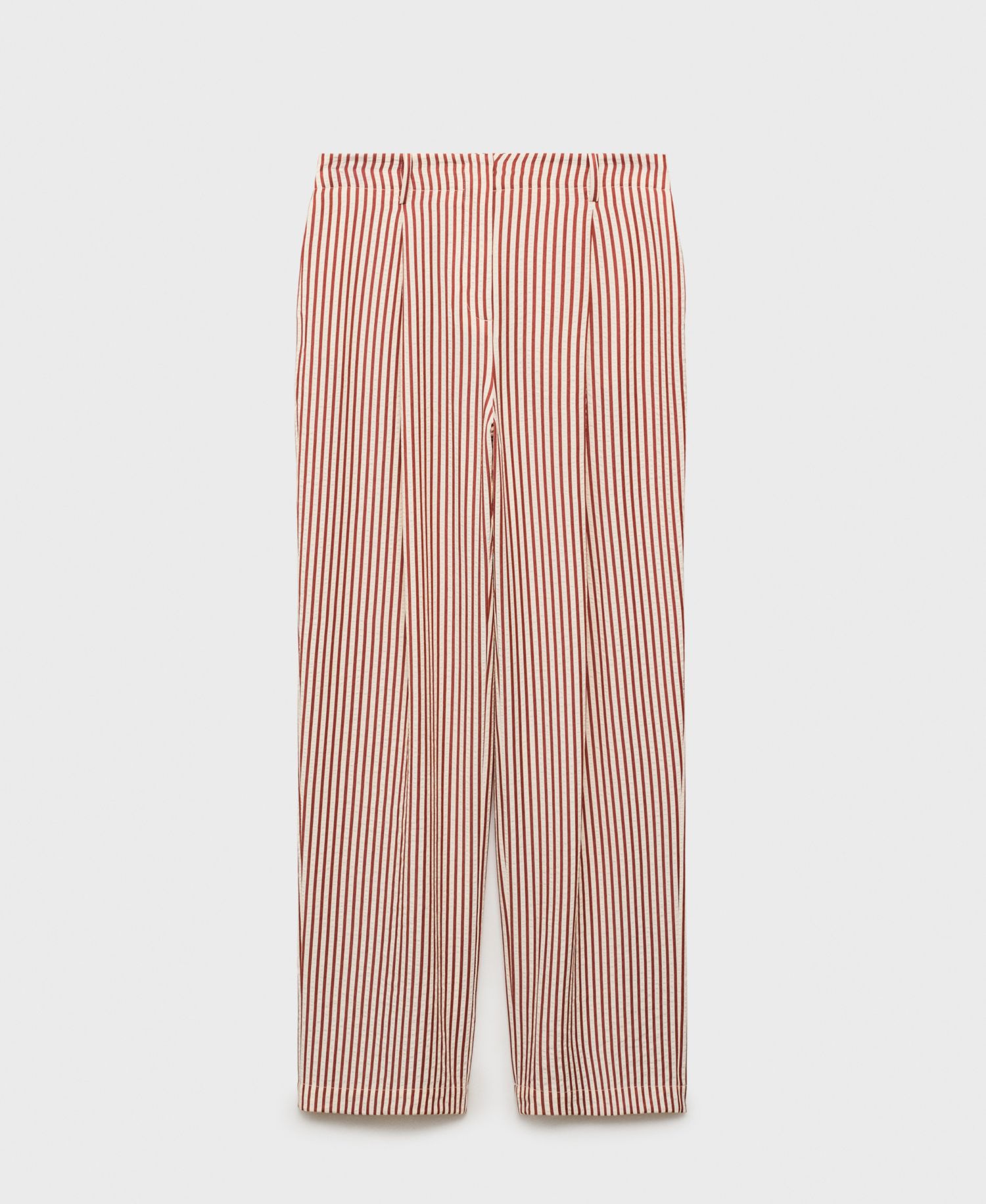 Women's Pleated Striped Pants