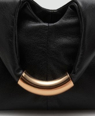 Women's Metal Handle Handbag