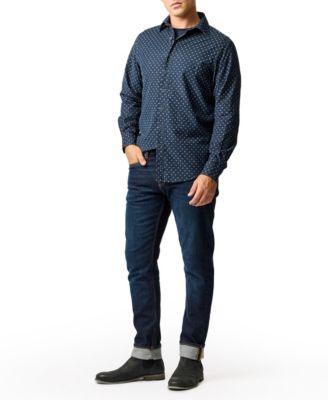 Men's Harrington Long Sleeve Slim Fit Shirt