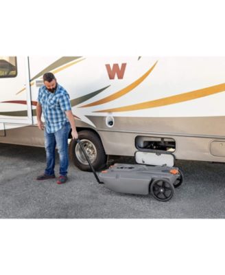 39007 Rhino Portable 36 Gallon RV Waste Holding Tank w/ Hose & Accessories