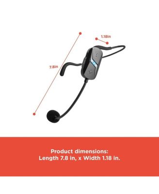 Wireless Headset Microphone For Streaming and Video Recording With USB C For Charging (Receiver and Microphone Included)