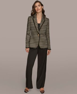 Women's Novelty One Button Jacket