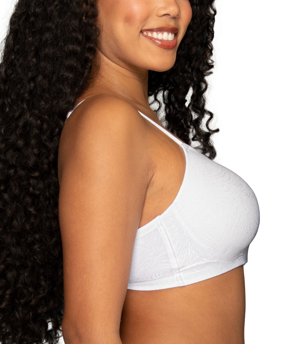 Vanity Fair Lingerie Effortless Simple Size Wire-free Bra, 72125 In White
