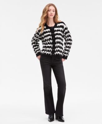 Women's Fringe Stripe Cardigan