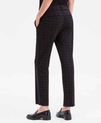 Women's Gemma Plaid Jacquard Knit Pants