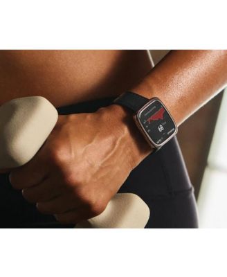 Active 2 (Square) Smart Watch with Sapphire Glass, Heart Rate Tracking & 10-Day Battery – Black Leather