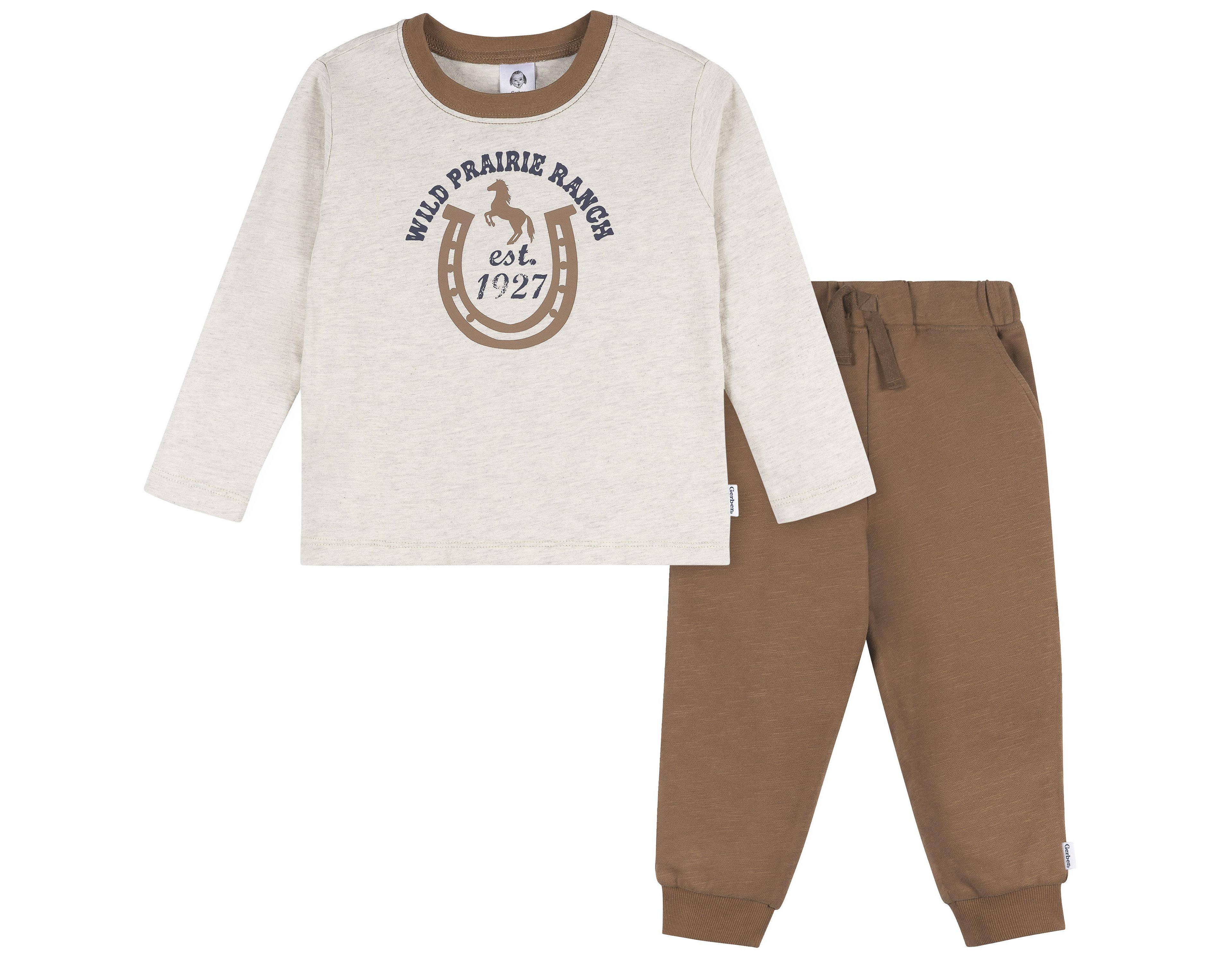 Gerber Toddler Boys 2-Piece Top and Jogger Set