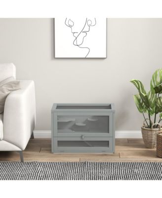 2-Level Hamster Cage with Openable Top, Door, Shelf, Ladder,