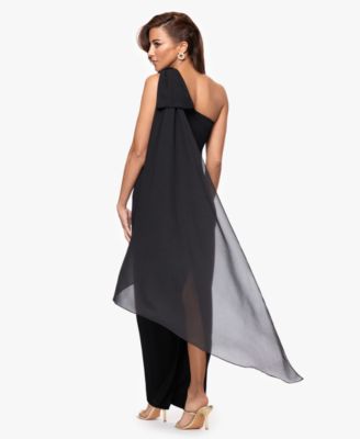 Petite One Shoulder Long Gown