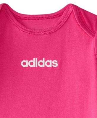 Baby Girls' Logo Bodysuits and Pants, 3-Piece Set