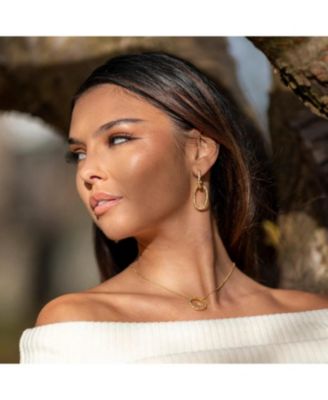 Medium Hula Hoop Earrings in Gold Vermeil