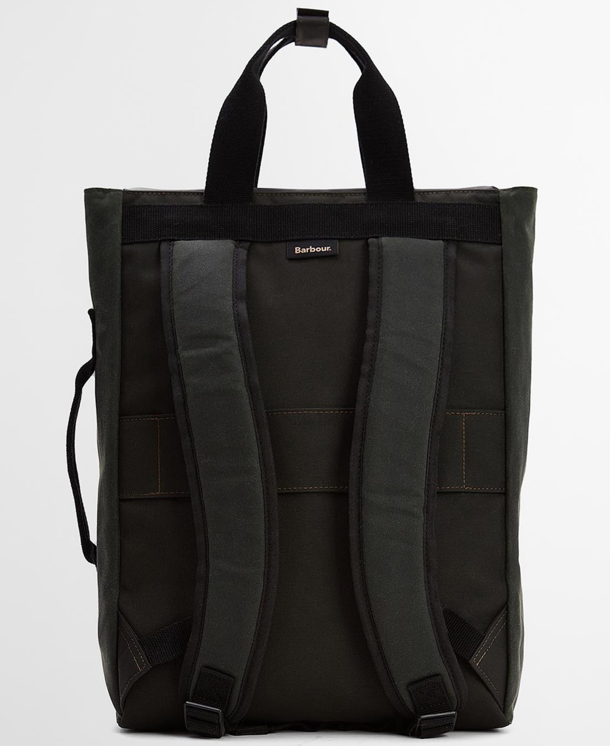 Barbour Field Wax Tartan-trimmed Backpack