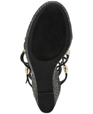 Women's Oaklie Studded Strappy Wedge Sandals