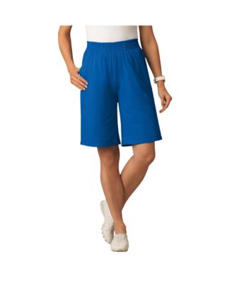 Plus Size Within Elastic-Waist Knit Short