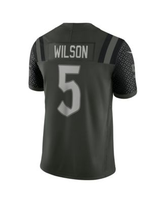 Men's Garrett Wilson Green New York Jets NFL Rivalry Limited Jersey