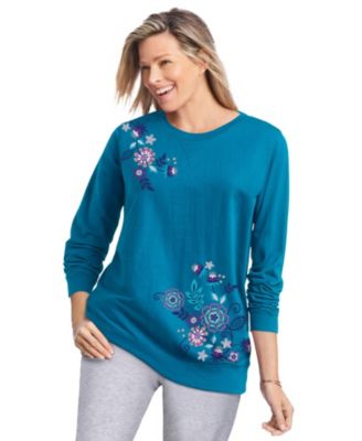 Plus Size Printed Sweatshirt