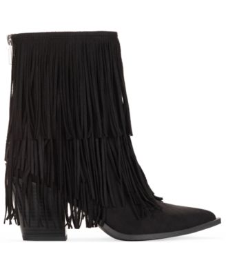 Women's Leonie Fringe Booties, Macy's Exclusive