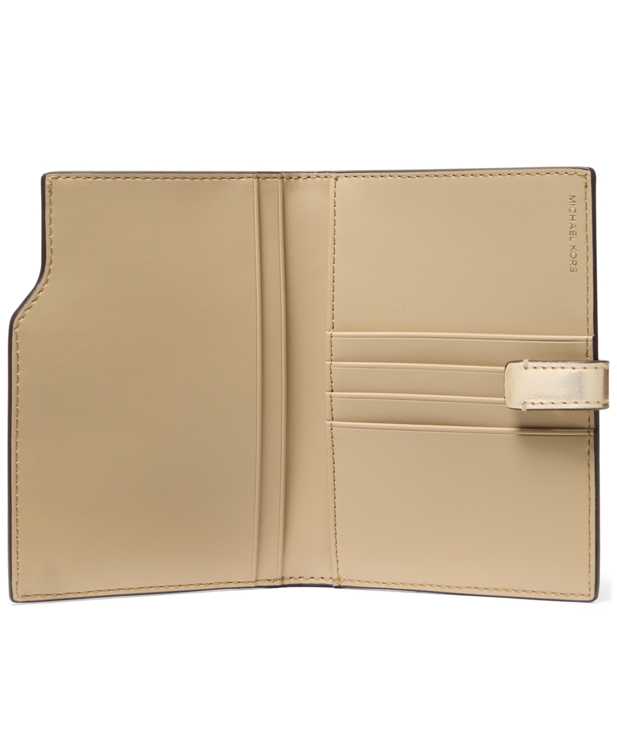 Michael Kors Jet Set Passport Wallet With Luggage Tag In Brown