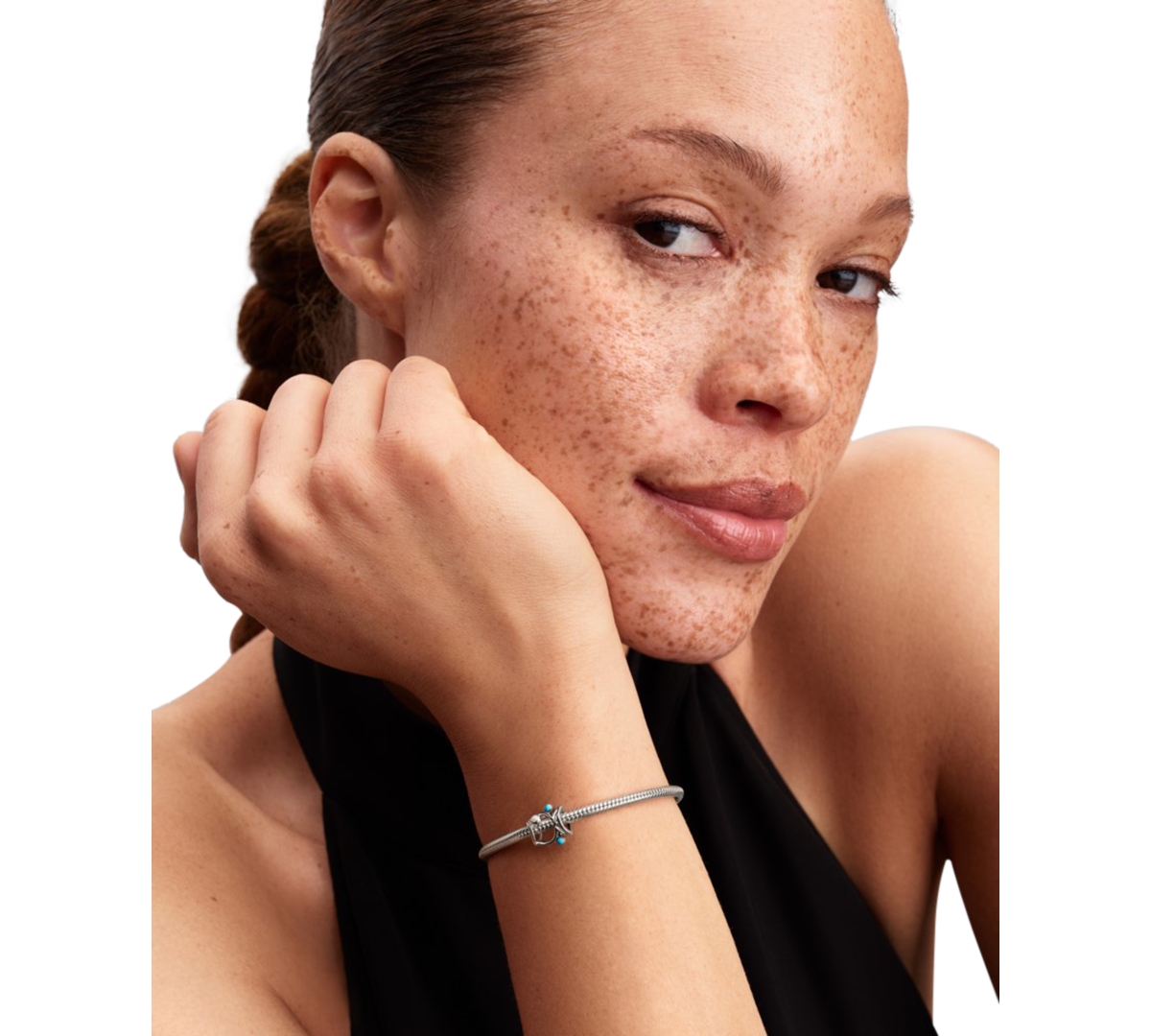 Pandora Openwork Fish Charms In White