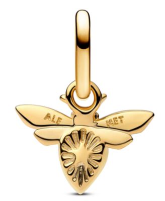 White Bee Mini Dangle Charms