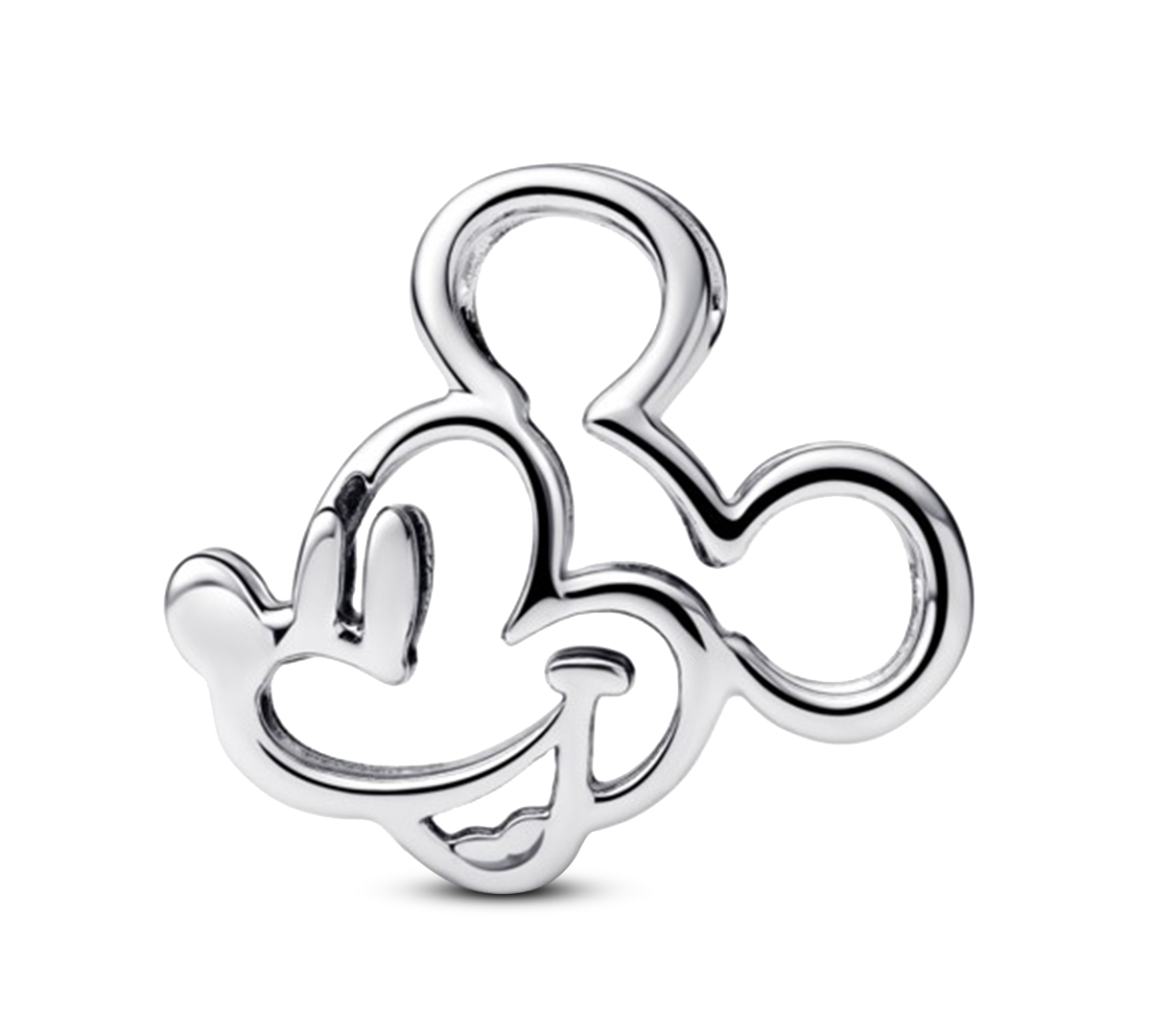 Pandora Disney Mickey Mouse Openwork Charms In White