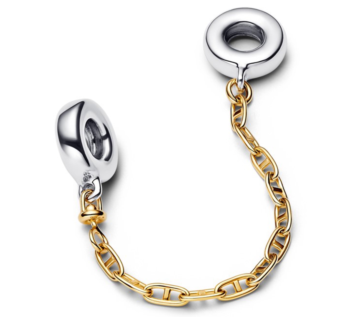 Pandora Elongated Safety Chain Charms In Multi