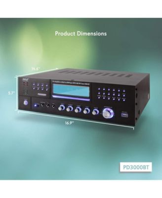 PD3000BT.5  4-Channel Bluetooth Home Theater Stereo Preamplifier System