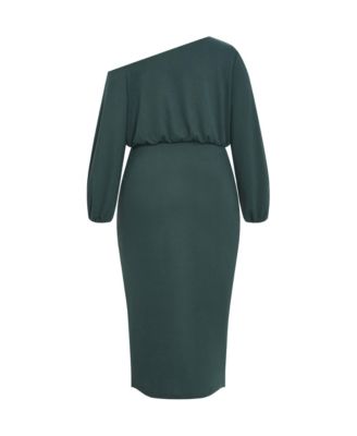 Plus Size Alysia Tie Front Midi Dress