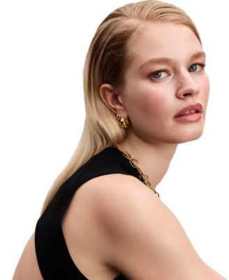 Rippled Hoop Earrings