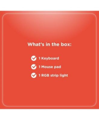 Keyboard RGB Light Mouse and Mouse Pad Combo