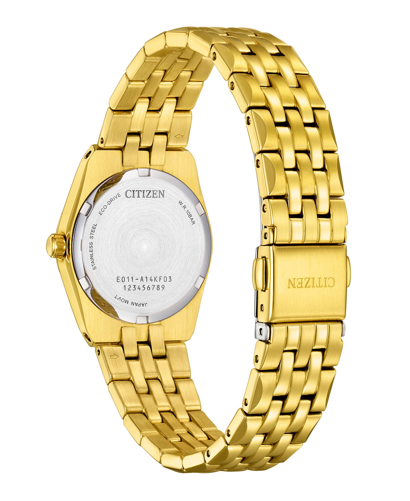 Женские часы Citizen Classic Corso Stainless Gold-Tone Steel Bracelet Watch, 27mm — фото 5