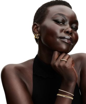 Sparkling Yellow Tennis Bracelet