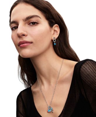 Turquoise Fishbone Dangle Charms