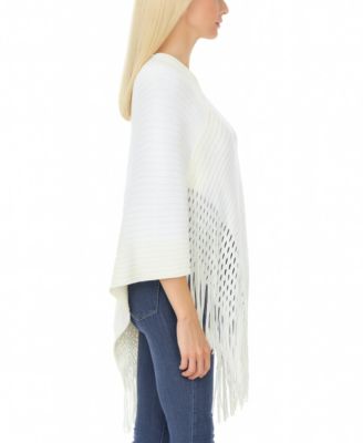 Women's Cable Knit Poncho Sweater