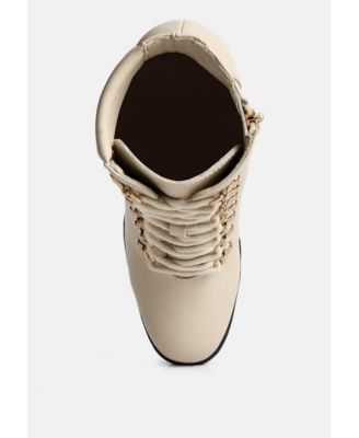 Womens hamiltons lace up block heel boots