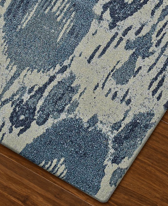 Dalyn Mosaic Ikat Denim 3'3" x 5'1" Area Rug & Reviews Rugs Macy's